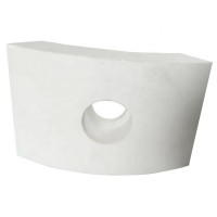 High alumina ceramic lining plate for hopper inner abrasion resistant liner